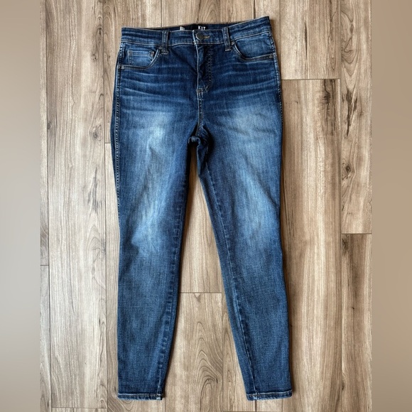 KUT from the Kloth Donna Fab Ab High Waist Ankle Skinny Jeans Size 2 - Picture 10 of 14